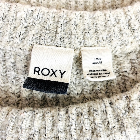 Roxy Winter River Chunky Sweater Size L - Picture 5 of 7